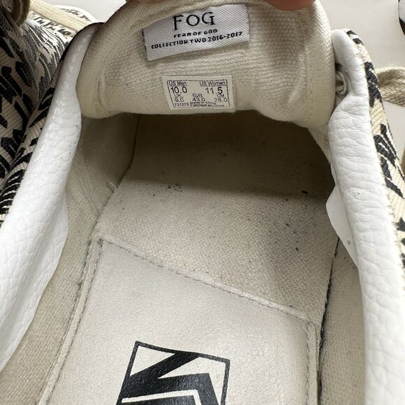 VANS Fear of God x Era 95 Reissue Collection 2016-2017 Two Size US 10 / EU43 - Picture 9 of 9